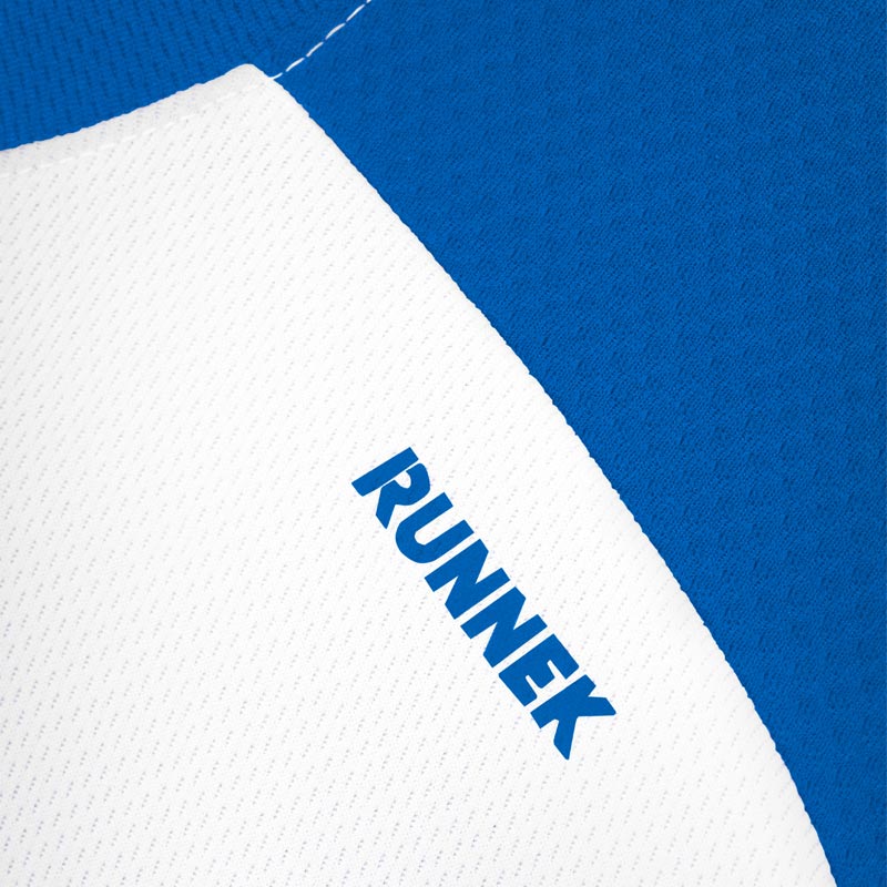 Maglia maniche corte Milos bianco blu uomo