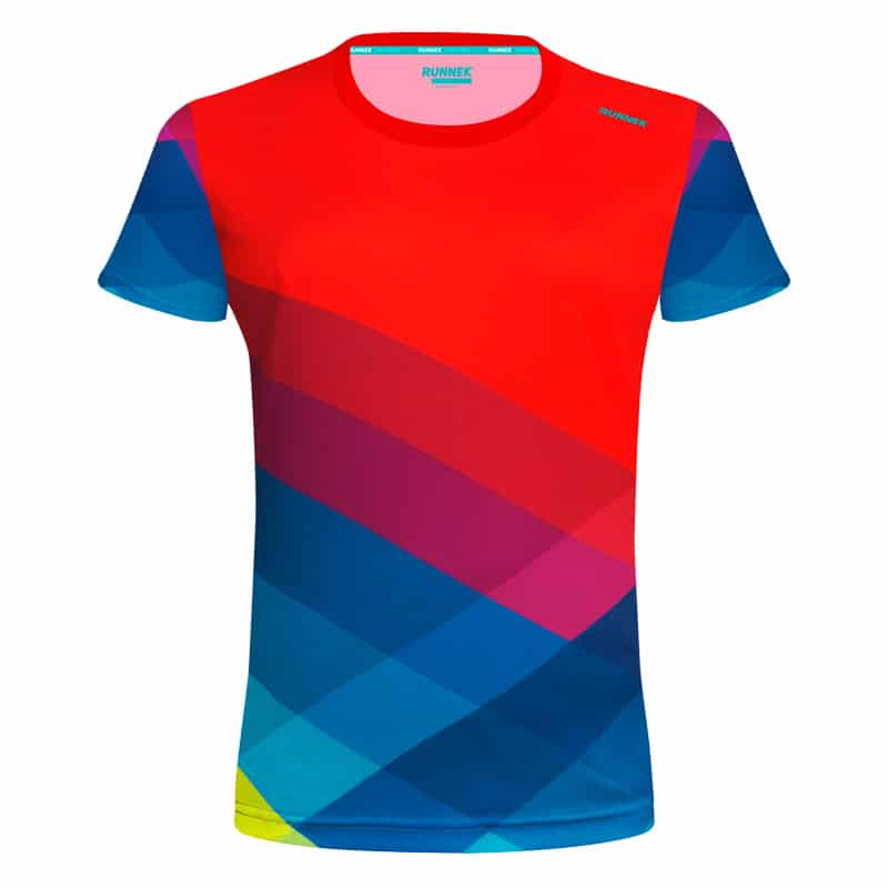 Maglia maniche corte Pure rosso Donna
