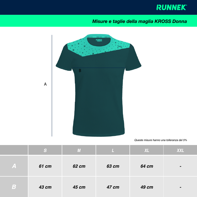 Runnek Kross Taglie Donna It