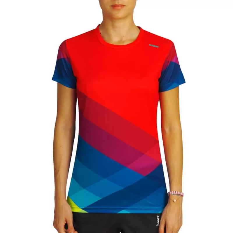 Maglia maniche corte Pure rosso Donna