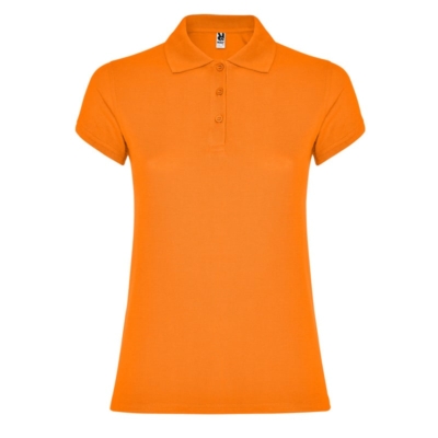 polo cotone donna arancio