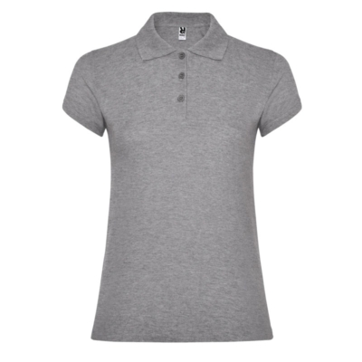 polo cotone donna grigia