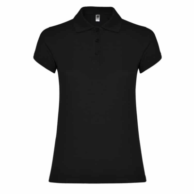 polo cotone donna nera