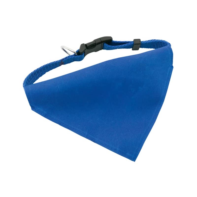 bandana collare pet azzurra