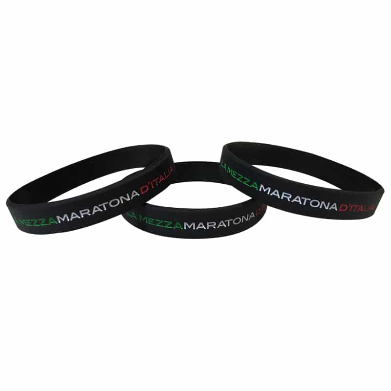 resistenti e flessibili personalizzabili Nircsom 48 braccialetti in silicone per feste larghezza 1,27 cm sport ed eventi 