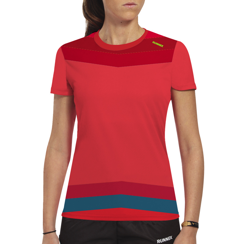 Runnek Try Rosso Neon Donna P