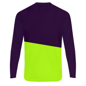 Runnek Blizz Viola e Verde neon maglia running manica lunga E