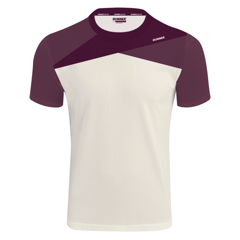 Maglia tecnica Runnek ELITE Beige e bordeaux p