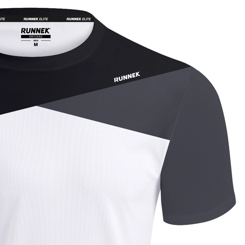 Runnek Elite Bianco Nero e Grigio - immagine 1